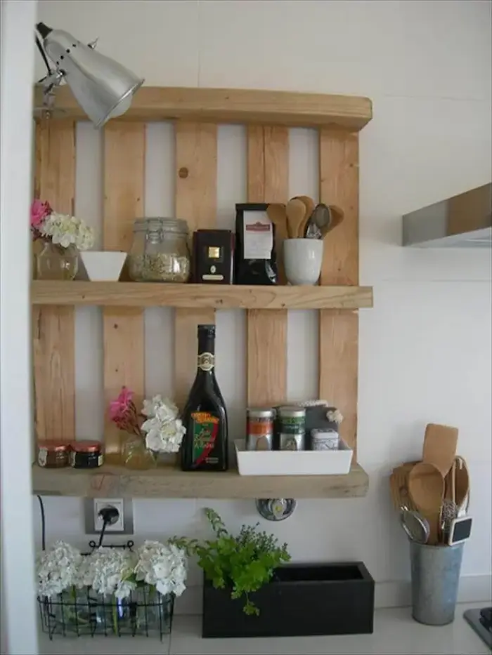 Upcycle with Style - Easy Beginner DIY Pallet Projects for Home Decor - Pallet Shelf