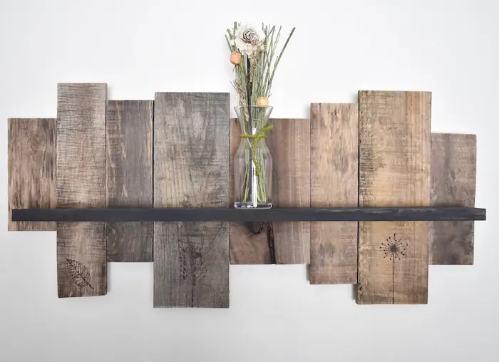 Upcycle with Style - Easy Beginner DIY Pallet Projects for Home Decor - Wood Shelf