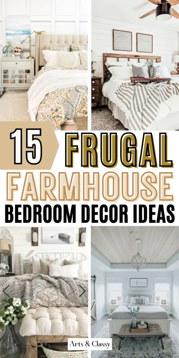 Discover 15 affordable ways to achieve farmhouse elegance in your bedroom. Create a cozy and stylish retreat without straining your budget.
