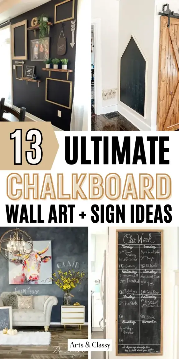 Discover 13 inspiring ideas for your next chalkboard sign project. From weddings to home decor, get inspired and create your own personalized chalkboard art.
