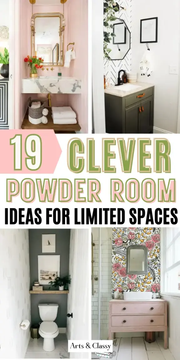 Small but Mighty - 19 Clever Powder Room Ideas for Limited Spaces