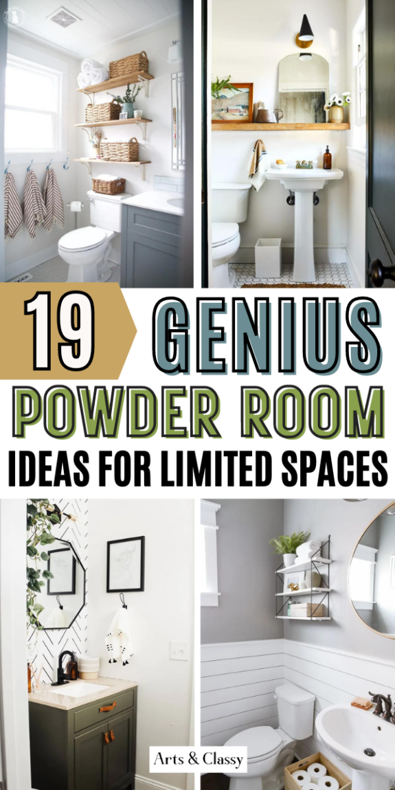 Clever Powder Room Ideas for Limited Spaces	