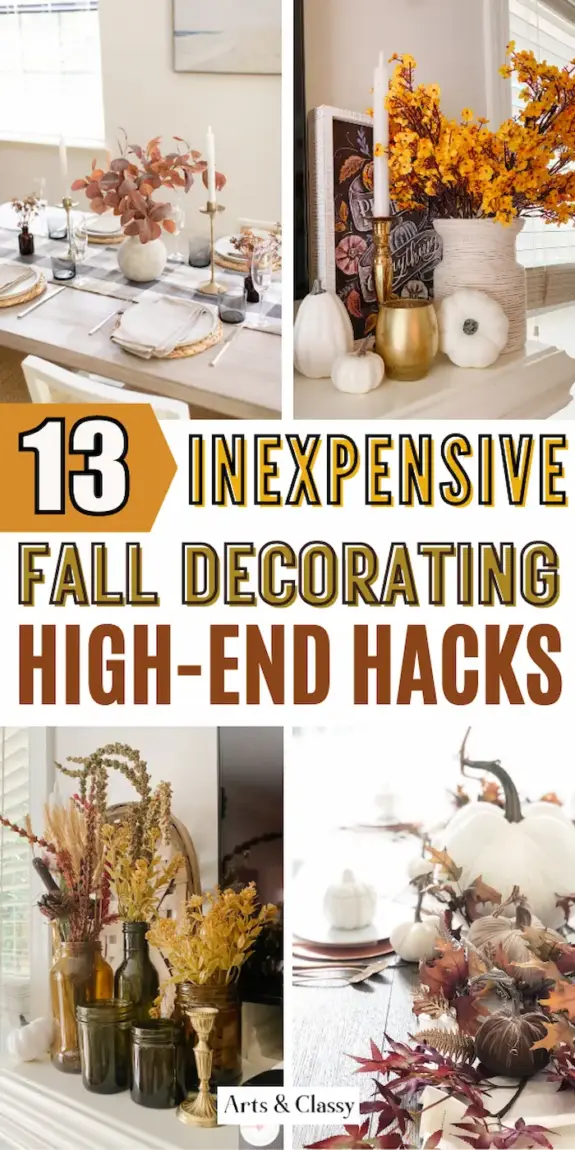 Embrace the beauty of autumn with these 13 easy decorating hacks that will transform your space into a stylish fall haven. Perfect ideas for your home decor!
