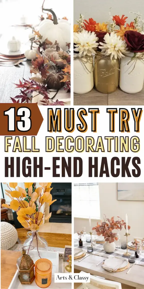 Cozy up your living space this fall with these 13 effortless decorating hacks. Experience the charm of autumn without the fuss.