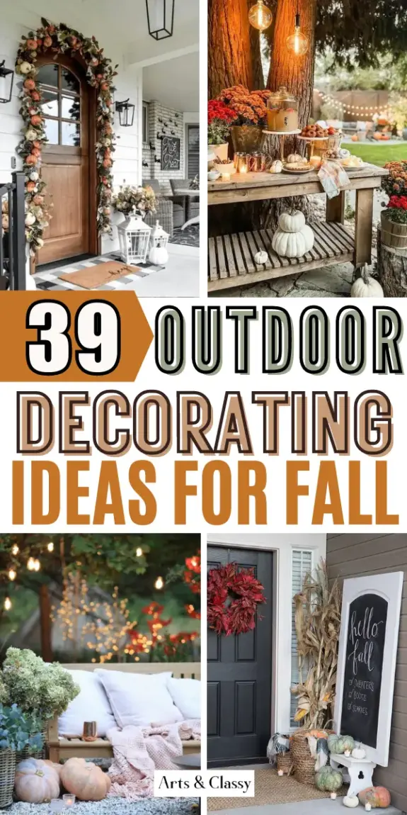 Fall Outdoor Decorating Ideas. Explore creative ideas to transform your outdoor space into a fall wonderland.
