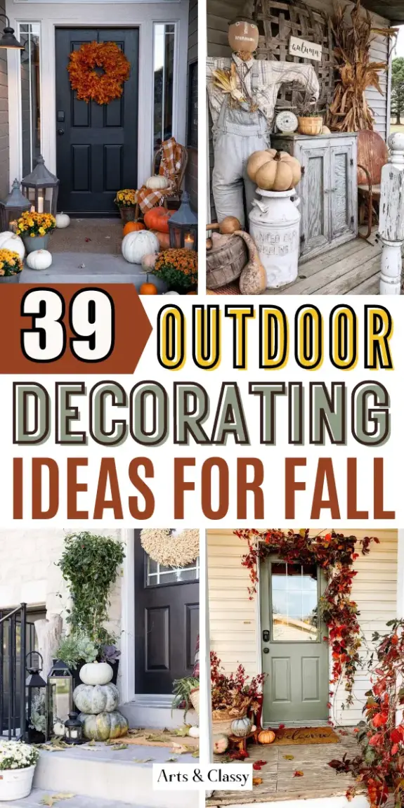 Fall Outdoor Decorating Ideas. Explore creative ideas to transform your outdoor space into a fall wonderland.
