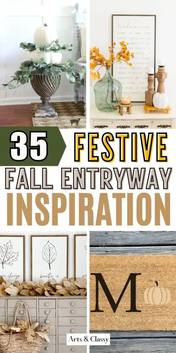Elegant Fall Entryway Inspiration	