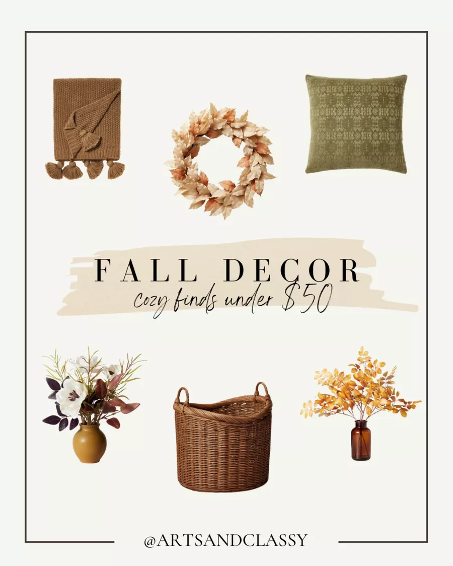 Fall Decor Cozy Finds Under 50