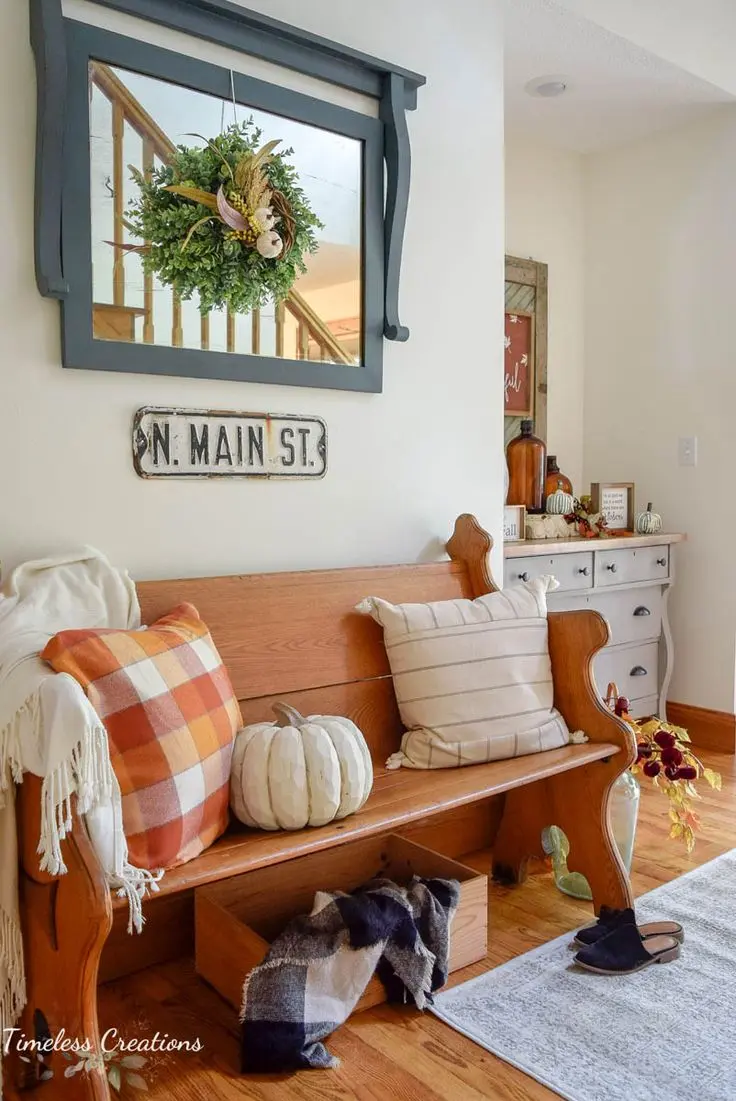 Welcome autumn into your home with these entryway decor ideas. Make your space feel cozy and inviting.
