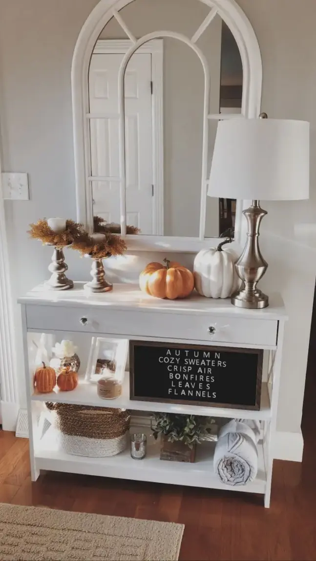 Elevate your entryway with charming fall decor ideas. Create a warm and inviting atmosphere for the season.
