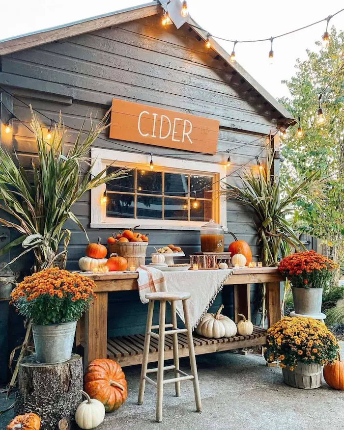 Decorating Outdoors for Fall: A Visual Feast. Feast your eyes on visual fall decor delights for your outdoor space.
