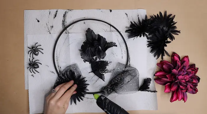 Hauntingly Creative: Unleash Your Inner DIY Spirit with a Halloween Wreath - Step 3