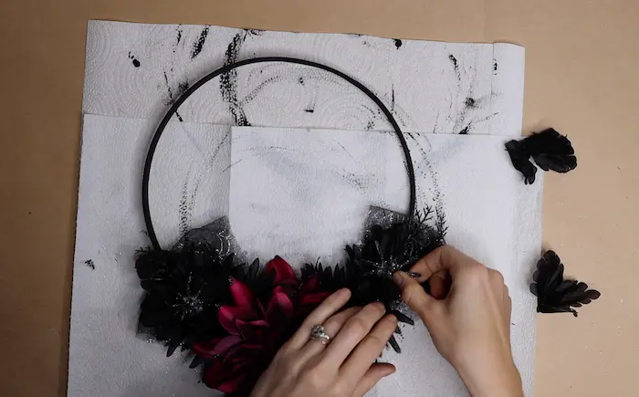 Hauntingly Creative: Unleash Your Inner DIY Spirit with a Halloween Wreath - Step 4