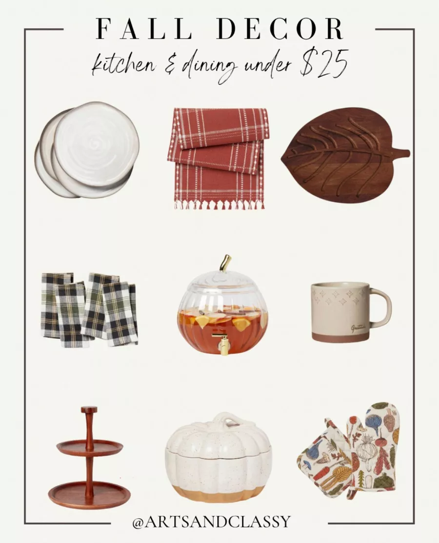 Thanksgiving Tablescape - Kitchen and Dining Under $25
