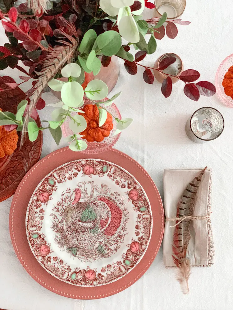 Vintage Thanksgiving Table Decorations	