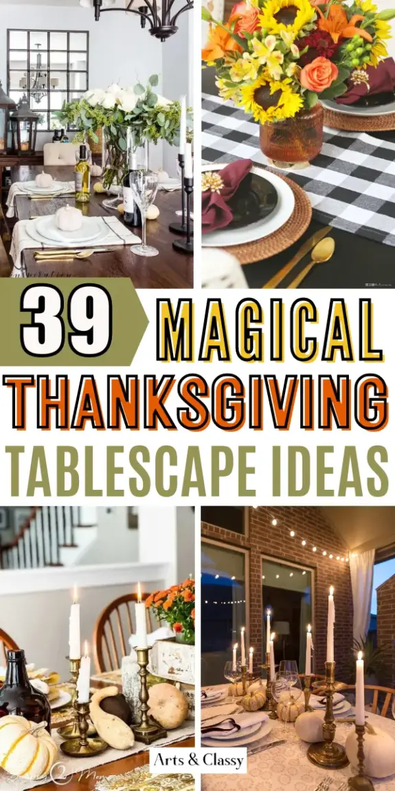 Thanksgiving Tablescape Magic for a Memorable Feast. Explore the magic of Thanksgiving tablescapes. Create a memorable feast for your loved ones with these 39 ideas!

