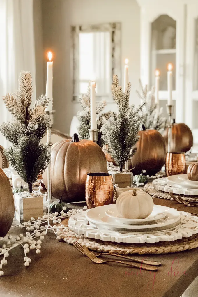 Thanksgiving Table Decorations Inspired by Nature	