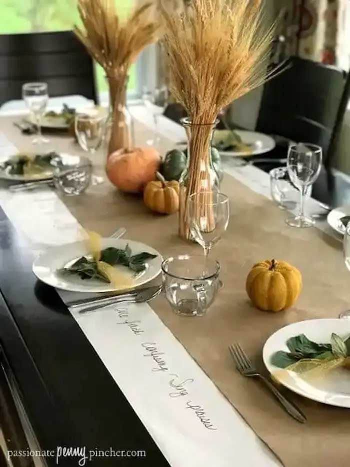 Thanksgiving Table Setting Inspiration