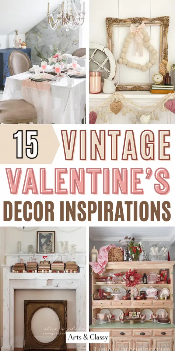 Vintage Valentine's Day Home Inspiration - Get inspired with vintage charm for Valentine's Day. Explore 15 decor ideas that will capture hearts and create a romantic atmosphere in your home.





