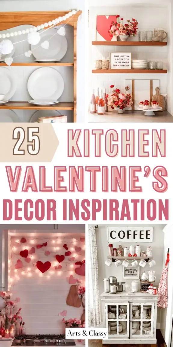 Elevate your kitchen's charm with these 25 Valentine's Day decor ideas. From romantic wreaths to delightful kitchen crafts, transform your space into a love-filled haven.
