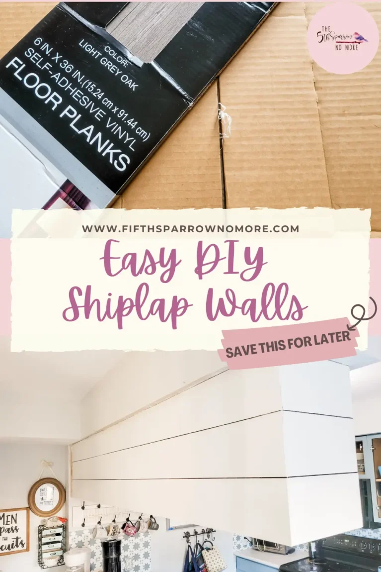 DIY Faux Shiplap Walls That Are Easy And Cheap