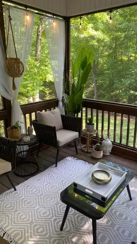 15 DIY Ideas to Create Your Own Beautiful Back Porch