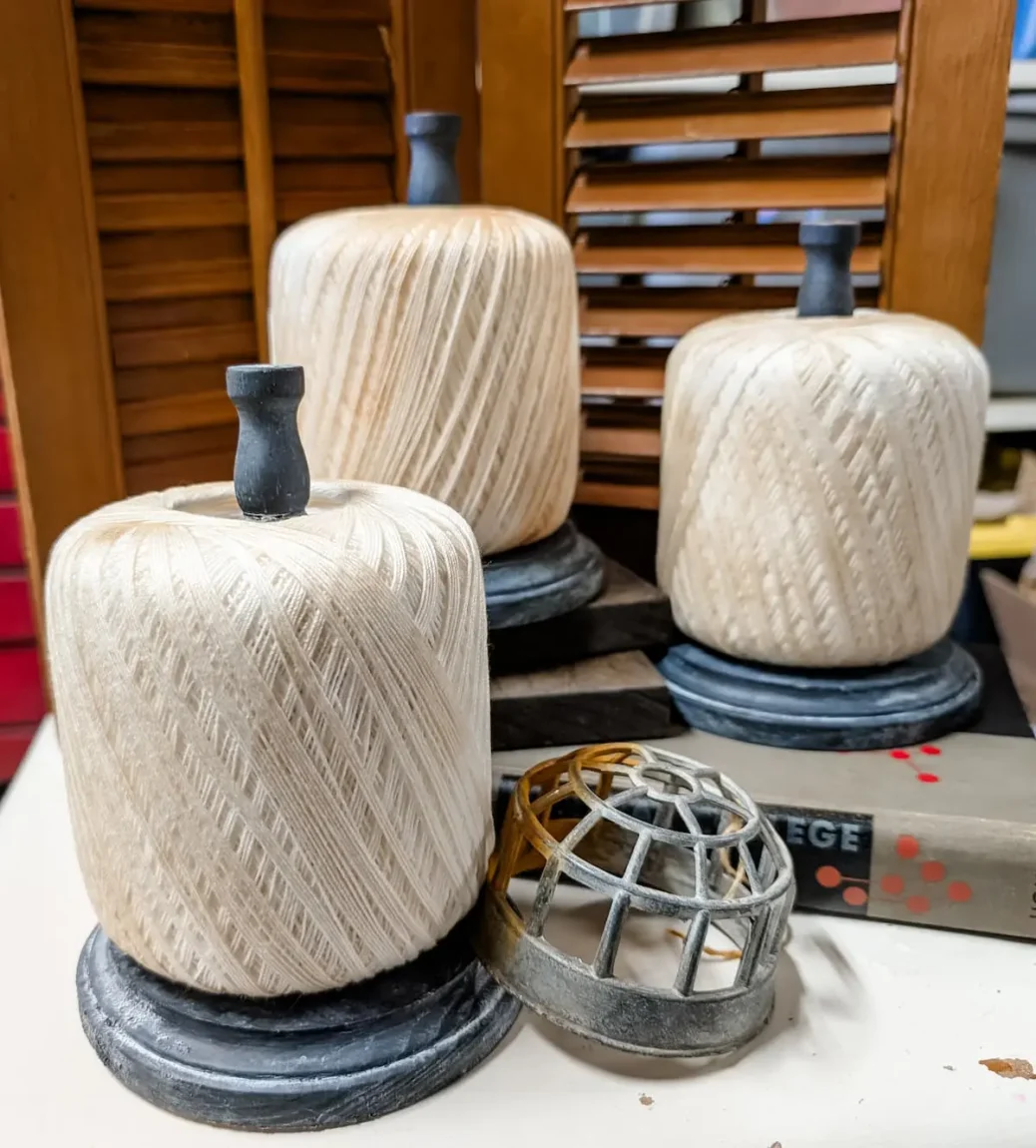 An Easy DIY For A Crochet Spool Holder