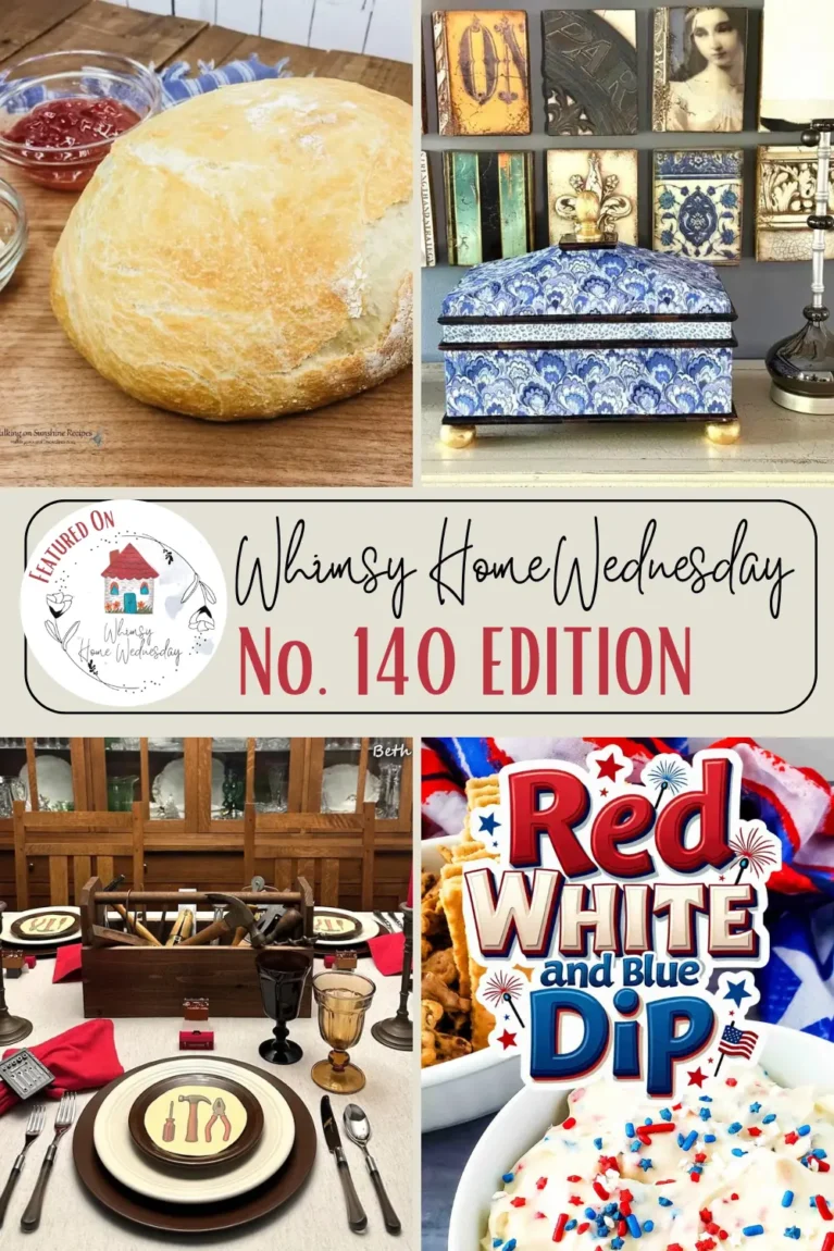 Whimsy Home Wednesday Linky Party No. 140 - Guest Features