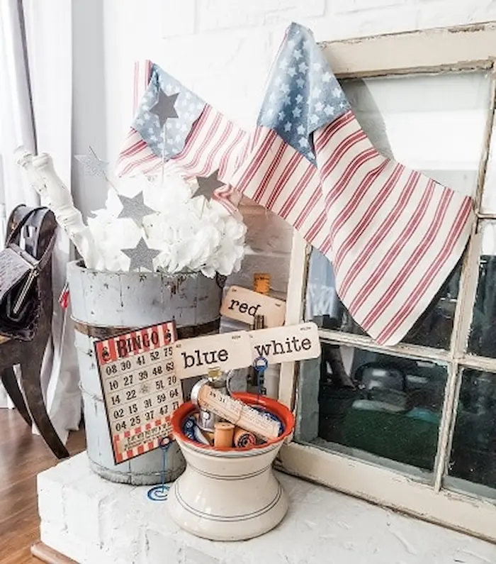 Repurpose For A Patriotic Farmhouse Look