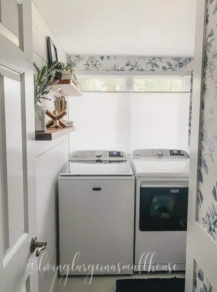 Small Laundry Room Makeover Reveal: How We Hid a Furnace & Transformed Our Space