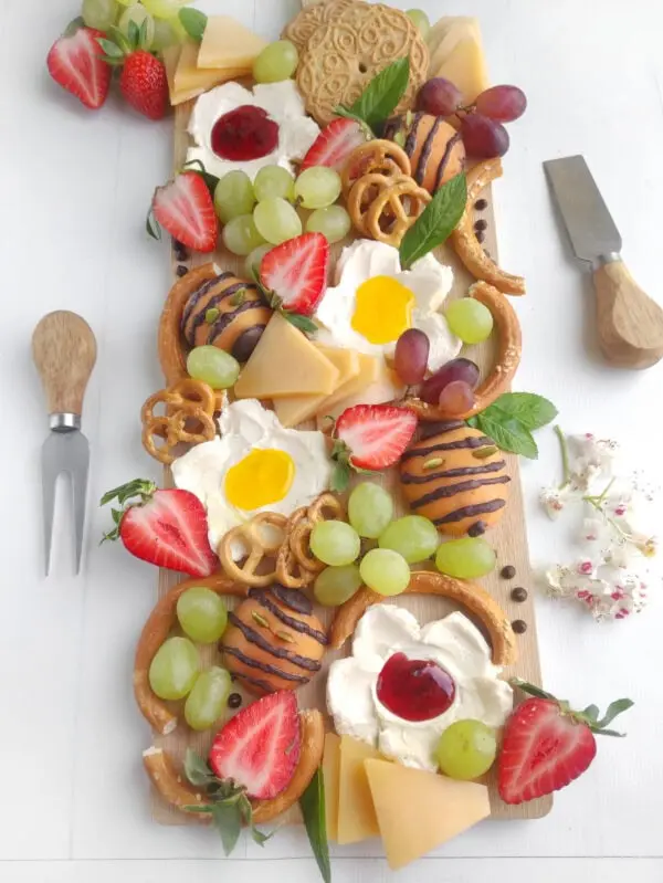 Summer Flowers Charcuterie Board