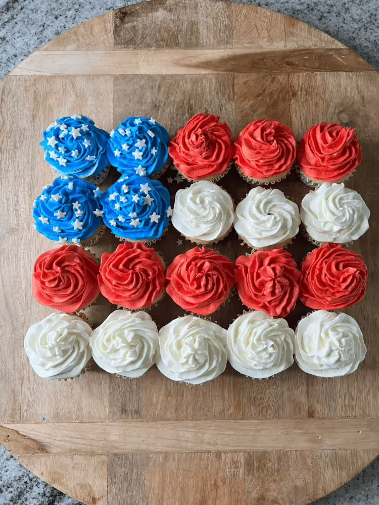 American Flag Cupcakes Recipe