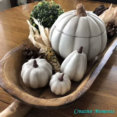 Goodbye Orange Pumpkins- Hello Farmhouse White Pumpkins!
