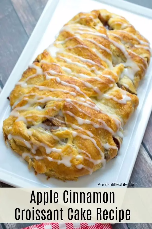 Apple Cinnamon Croissant Cake Recipe