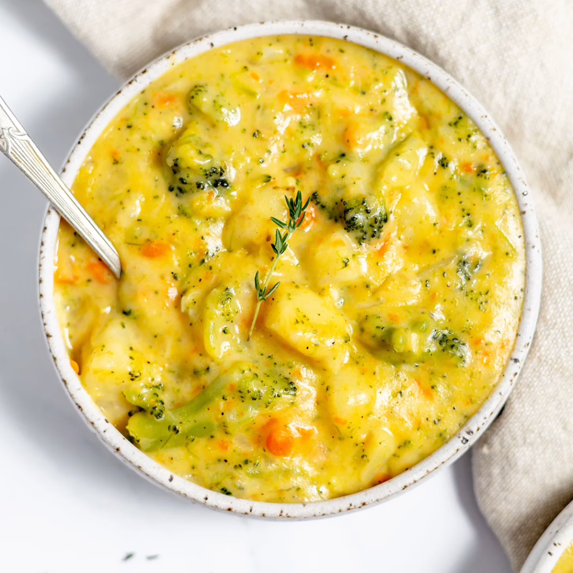 Broccoli Potato Cheese Soup