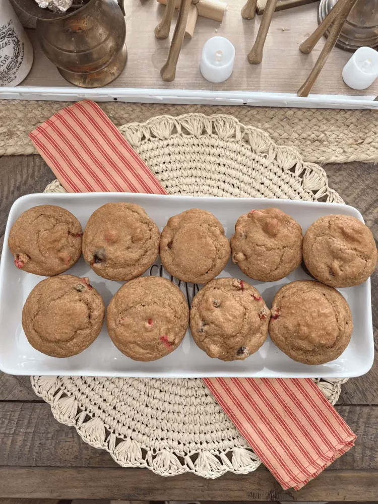 Cranberry Orange Protein Muffins